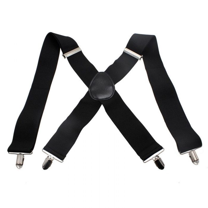 1Pcs Wide Unisex Men Women Elastic Clip on Braces Adjustable Pants Y back Suspender