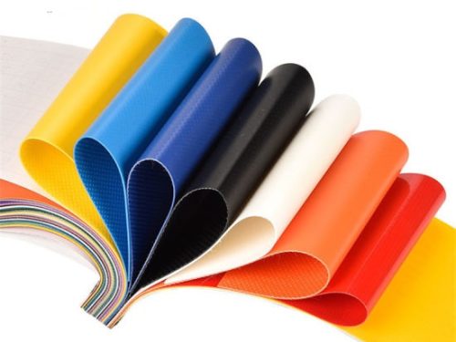 Glossy PVC Coated Tarpaulin Tents Plastic Tarpaulins Fabric